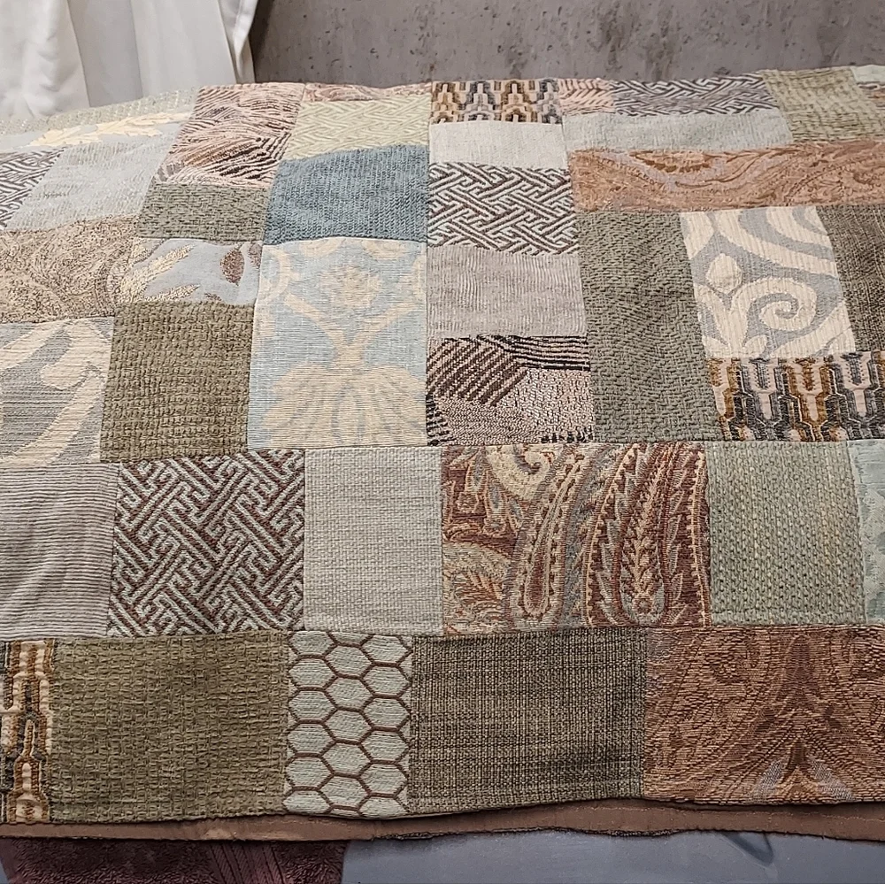 To pillows and couch cover